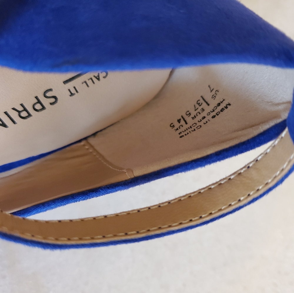 Call it Spring Blue Heels - Picture 2 of 8